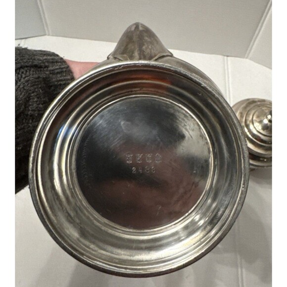 Vintage Forbes Silver Co Tea Coffee Set Teapot Sugar Cream/Lid Silverplate 1890s - Picture 6 of 15